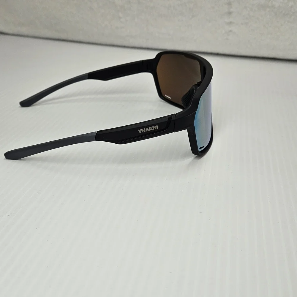 YNAAHI Shield Sport Sunglasses UV400 TR90 Lightweight Cycling Glasses